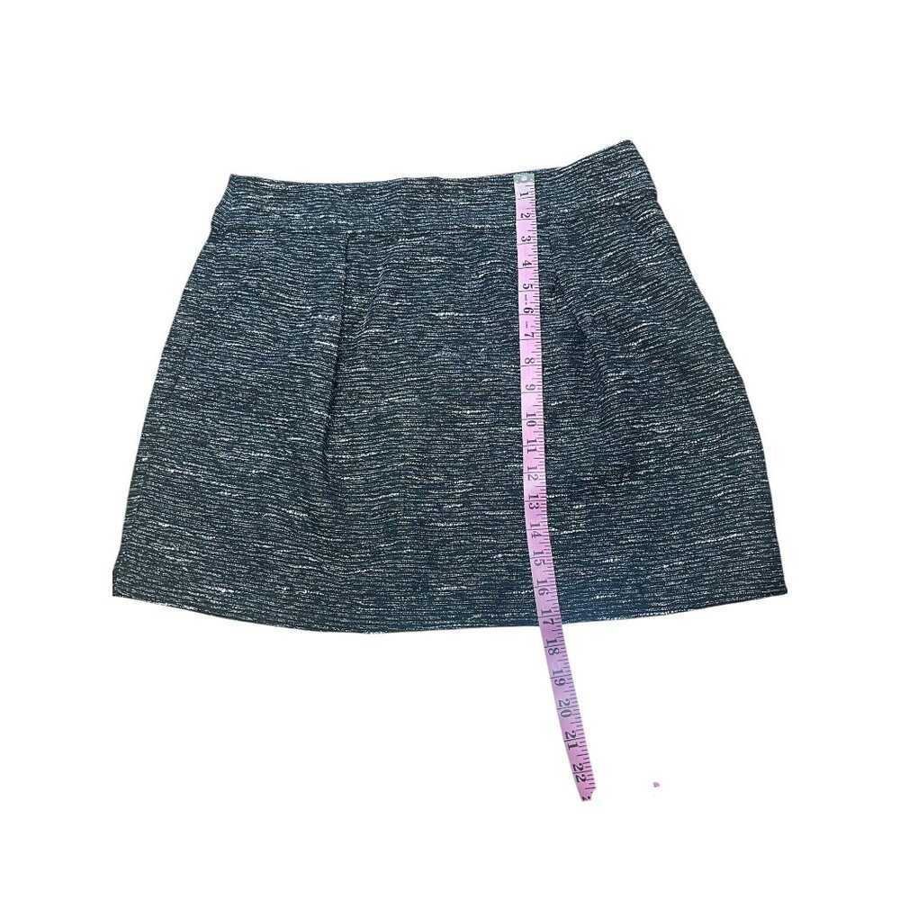 Loft Metallic Tweed Mini Skirt Women's with 2 Pocket Size 12 P - Picture 4 of 14
